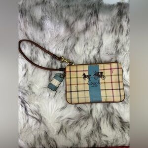 Coach legacy stripe wallet